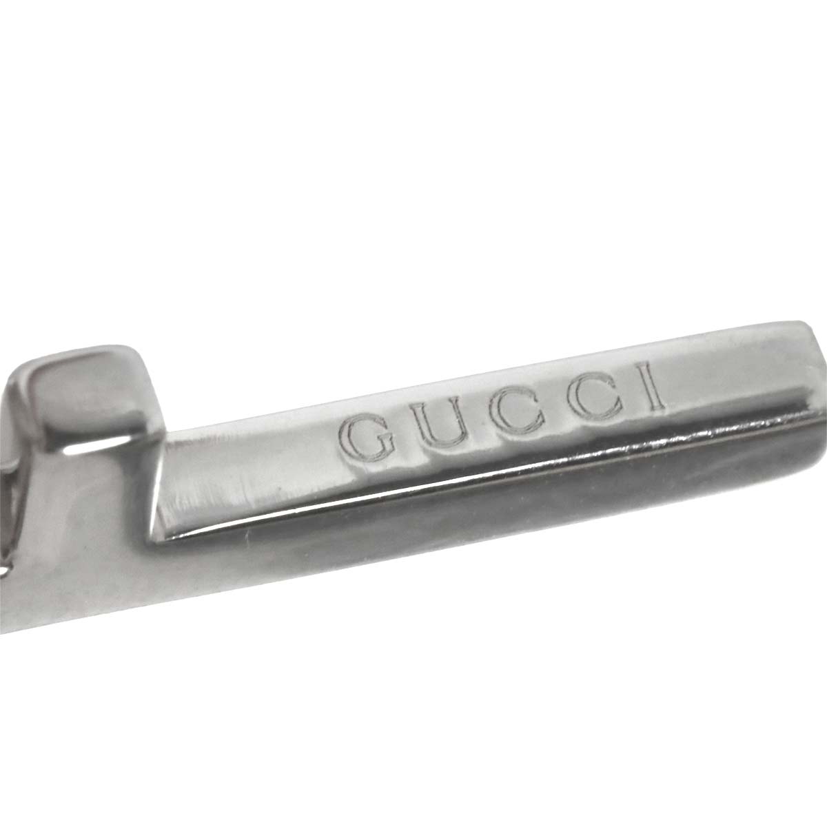 Separate Cross Necklace 18K White Gold 750