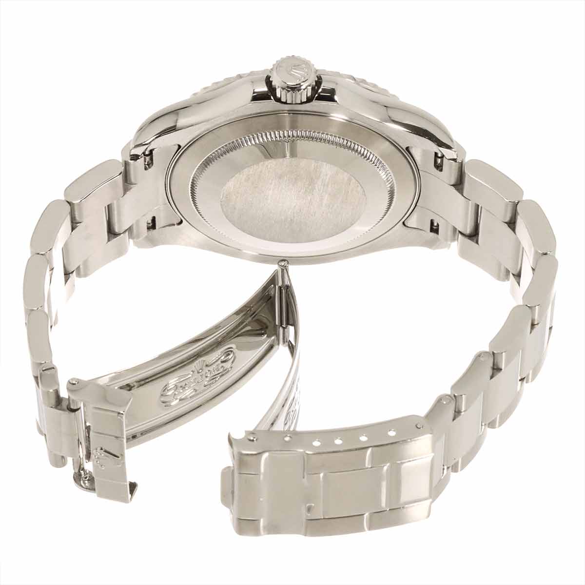Yacht Master Rolesium 16622 Serial D Date PT Silver Dial