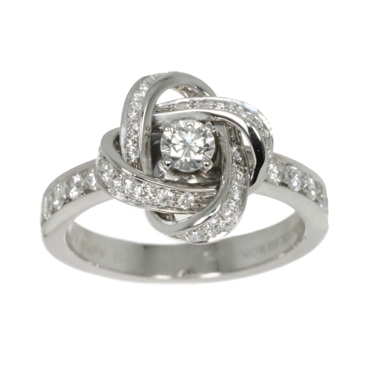 Diamond Ring 18K WG 750 Size51 5.5-5.75(US)