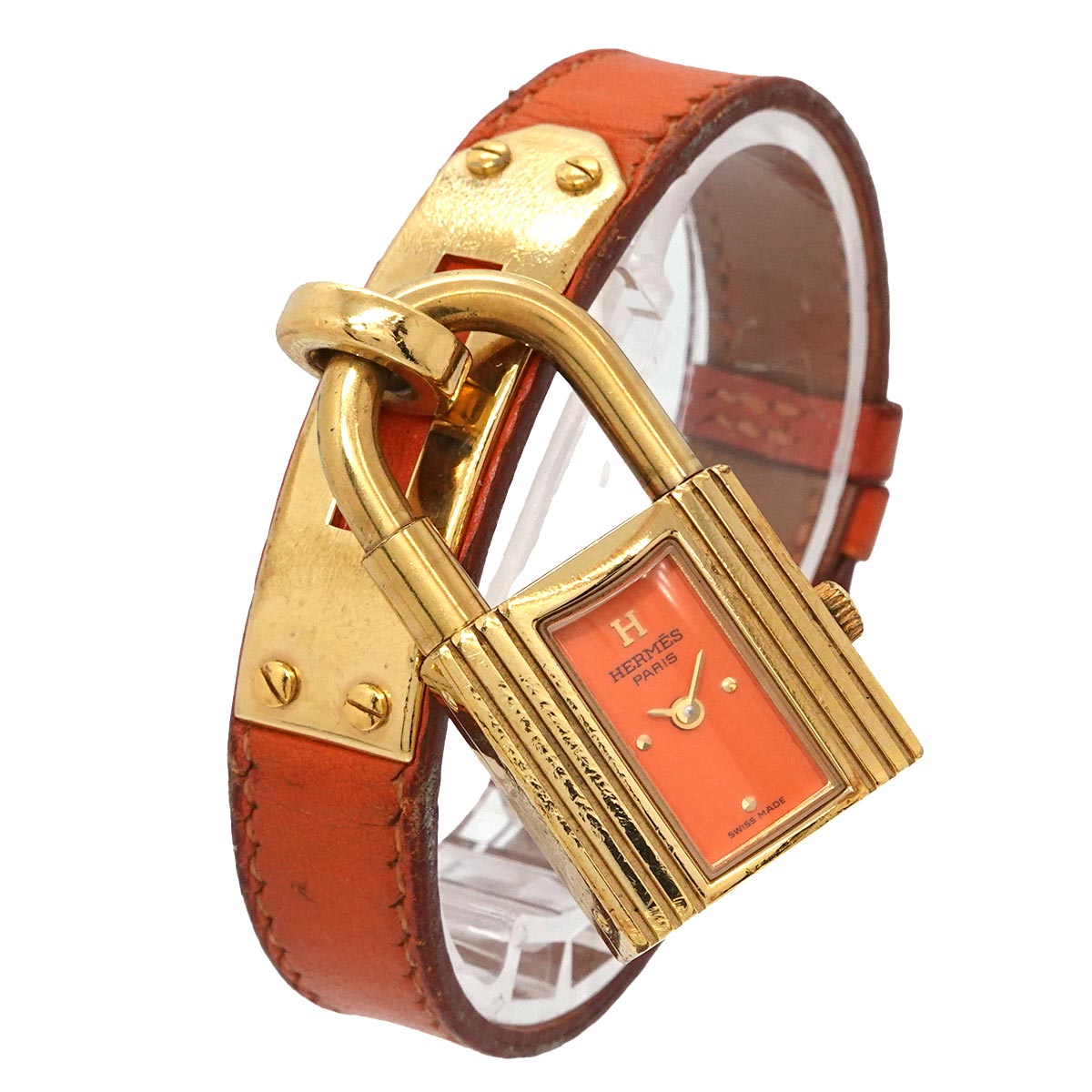 Kelly Watch Quartz Orange Dial Ladies Watch