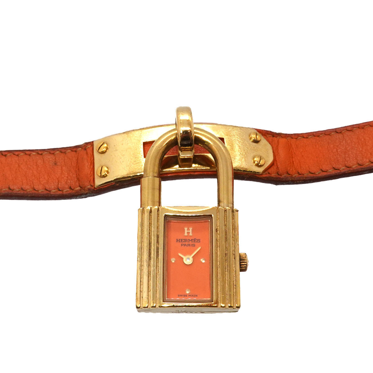 Kelly Watch Quartz Orange Dial Ladies Watch