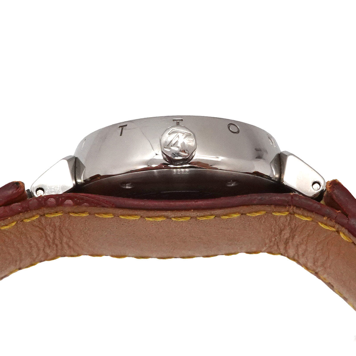 Tambour Q1210 Quartz Diamond Purple Shell Dial Ladies