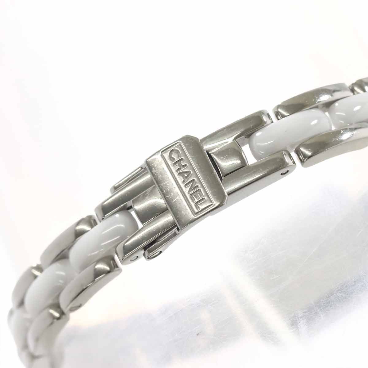 Premiere H2132 Diamond Bezel Ceramic Quartz White Dial Ladies