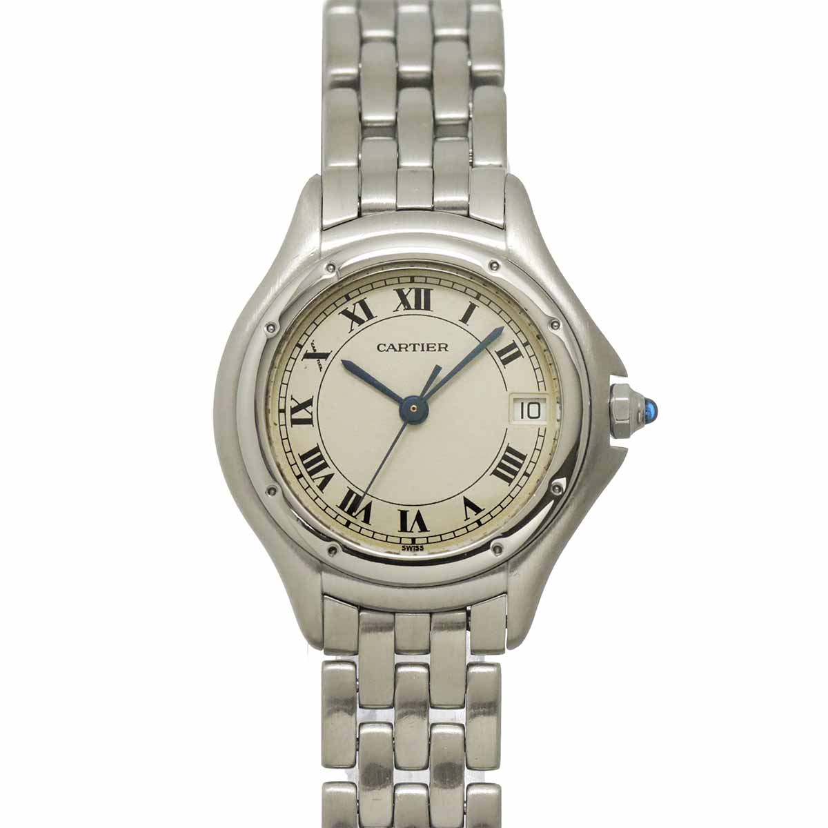 panthere cougar SM W35001F5 Date Quartz Cream Dial Ladies