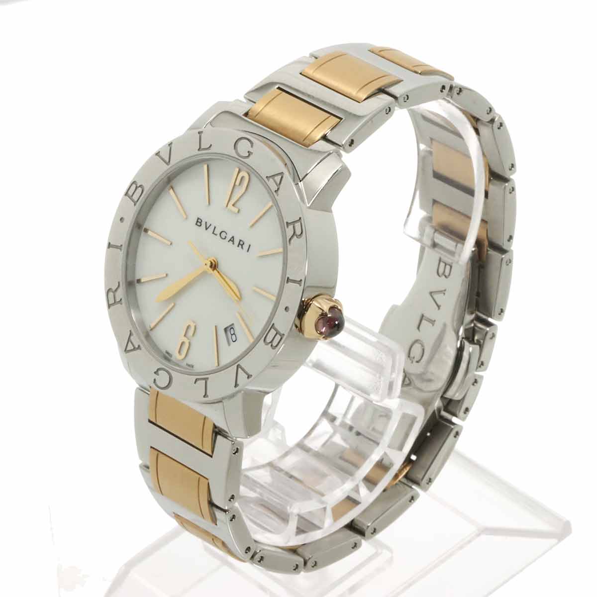 BVLGARIBVLGARI BBL37S Combination White Dial 750 Pink Gold
