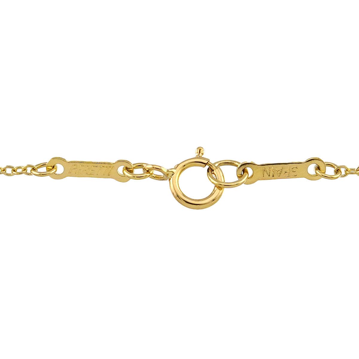 Open Heart Necklace 18K Yellow Gold 750