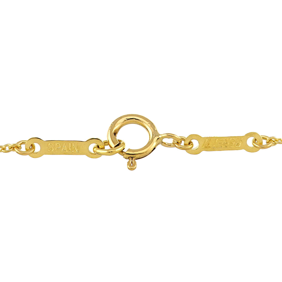 Open Heart Necklace 18K Yellow Gold 750