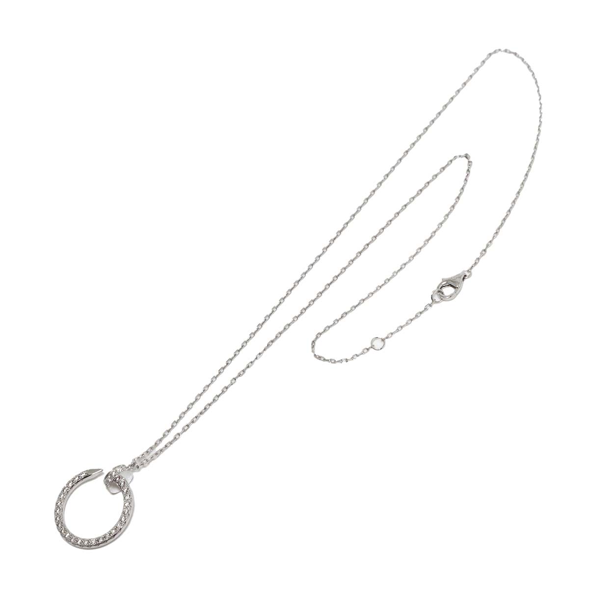 Juste Un Clou Diamond Necklace 18K White Gold 750