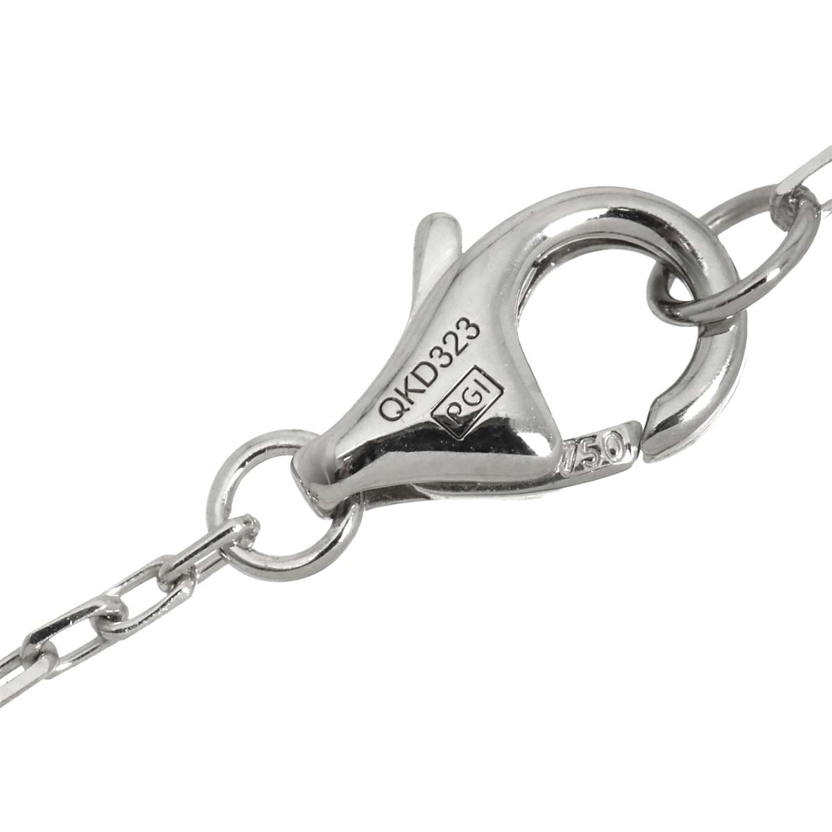 Juste Un Clou Diamond Necklace 18K White Gold 750
