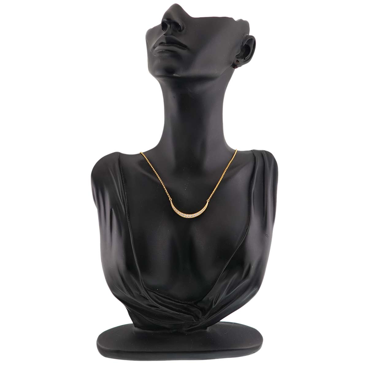 Akoya Pearl 6.3mm Diamond Necklace 18K YG 750