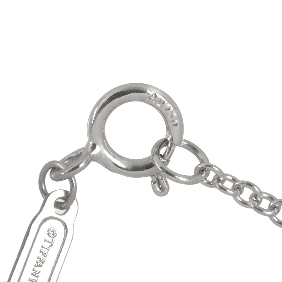 Knot Diamond 0.25ct Necklace 18K White Gold 750