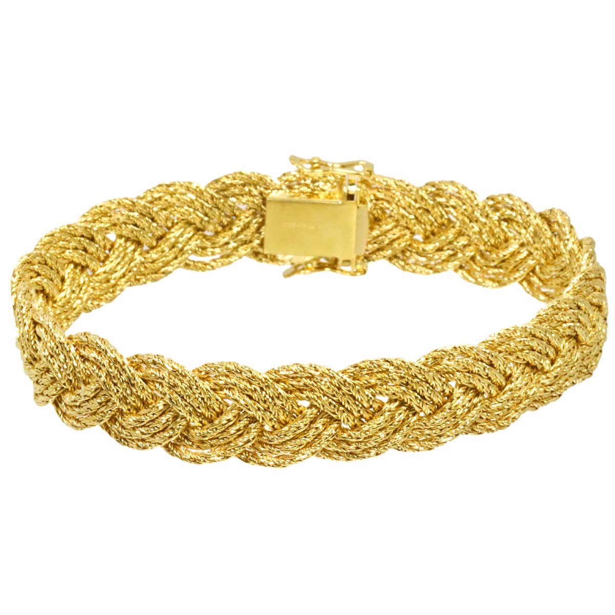 Twisted rope Bracelet 18K Yellow Gold 750
