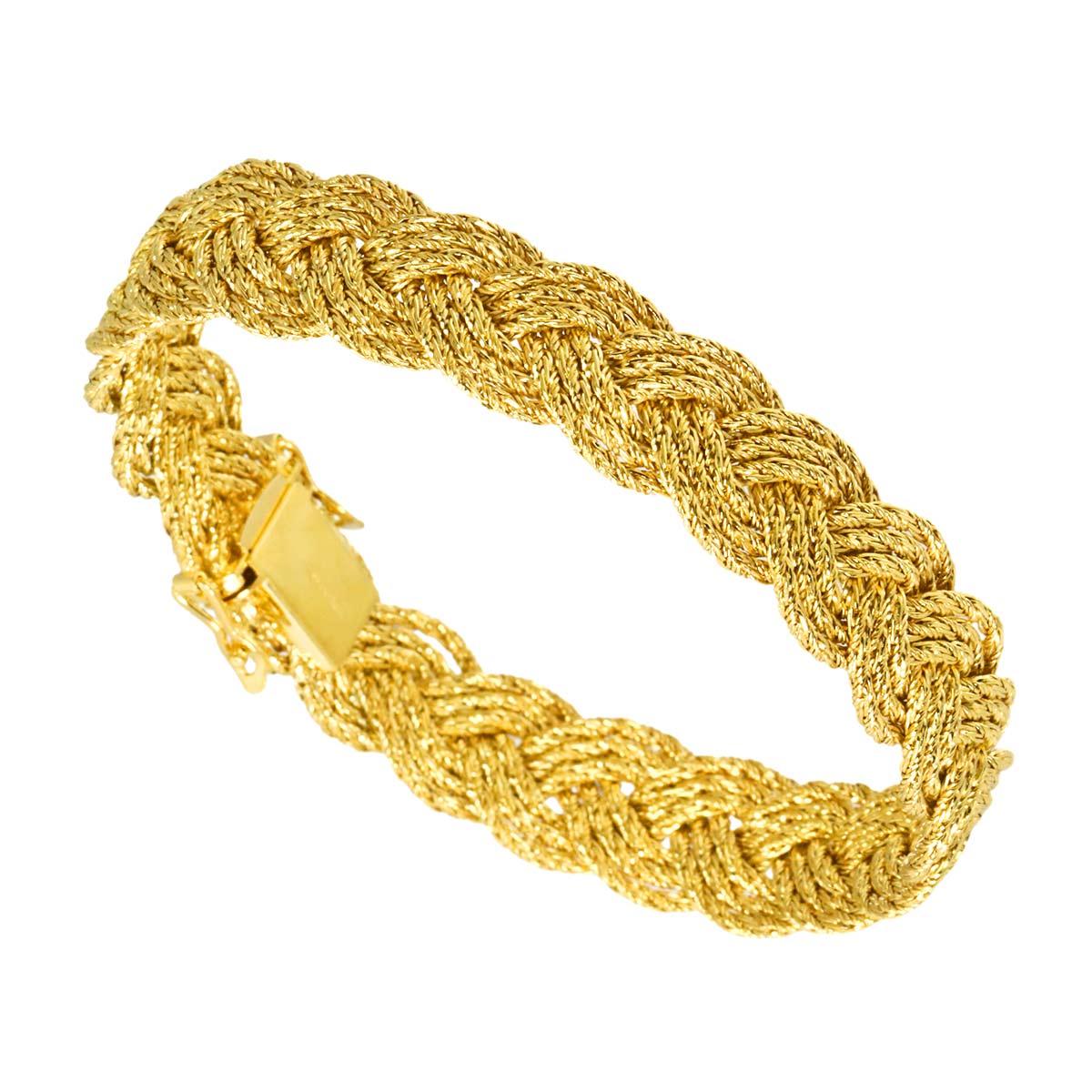 Twisted rope Bracelet 18K Yellow Gold 750