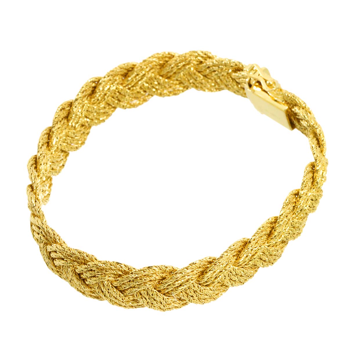 Twisted rope Bracelet 18K Yellow Gold 750