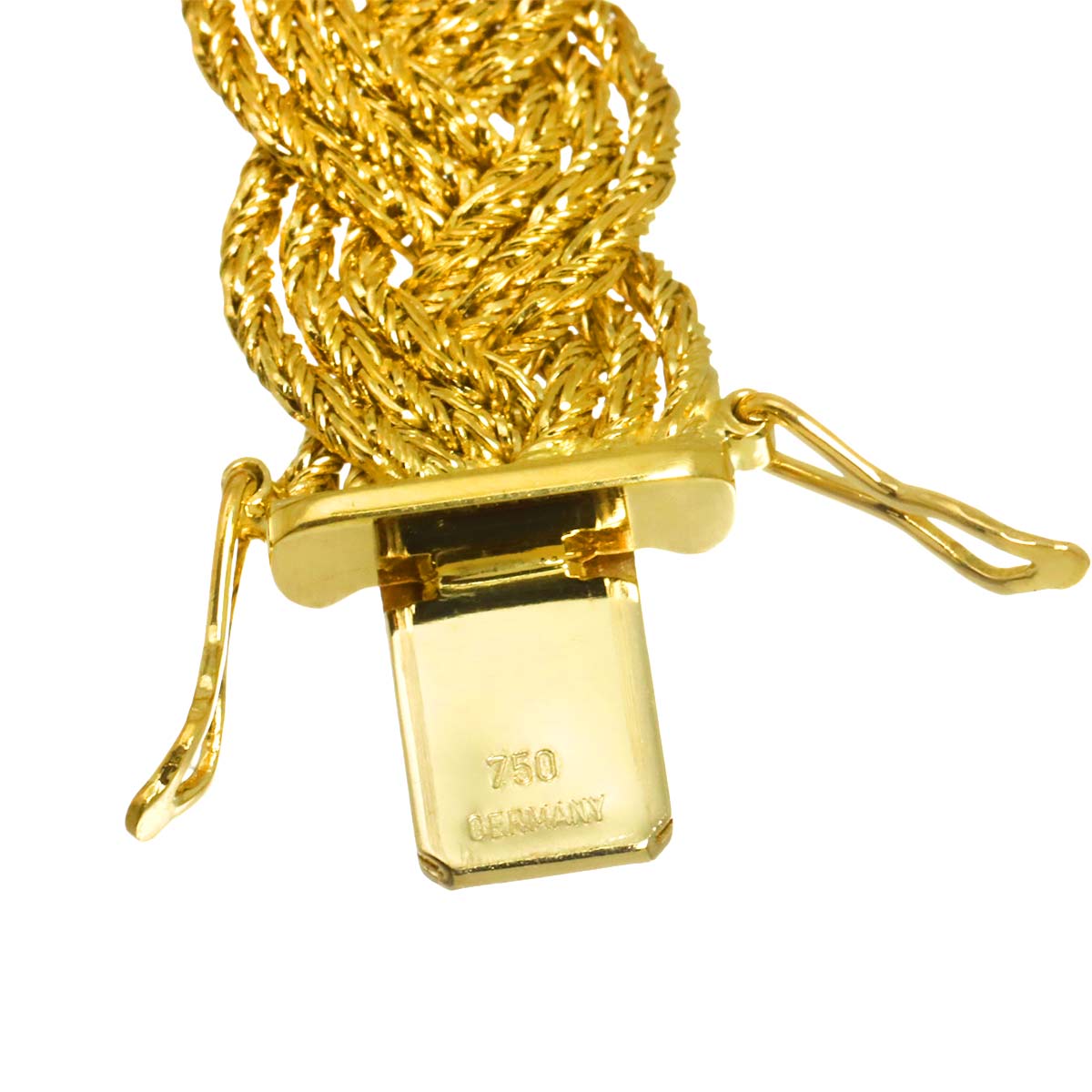 Twisted rope Bracelet 18K Yellow Gold 750