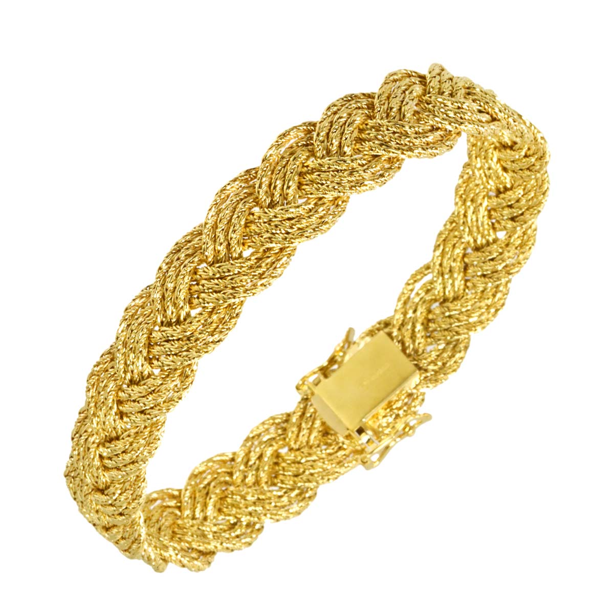 Twisted rope Bracelet 18K Yellow Gold 750