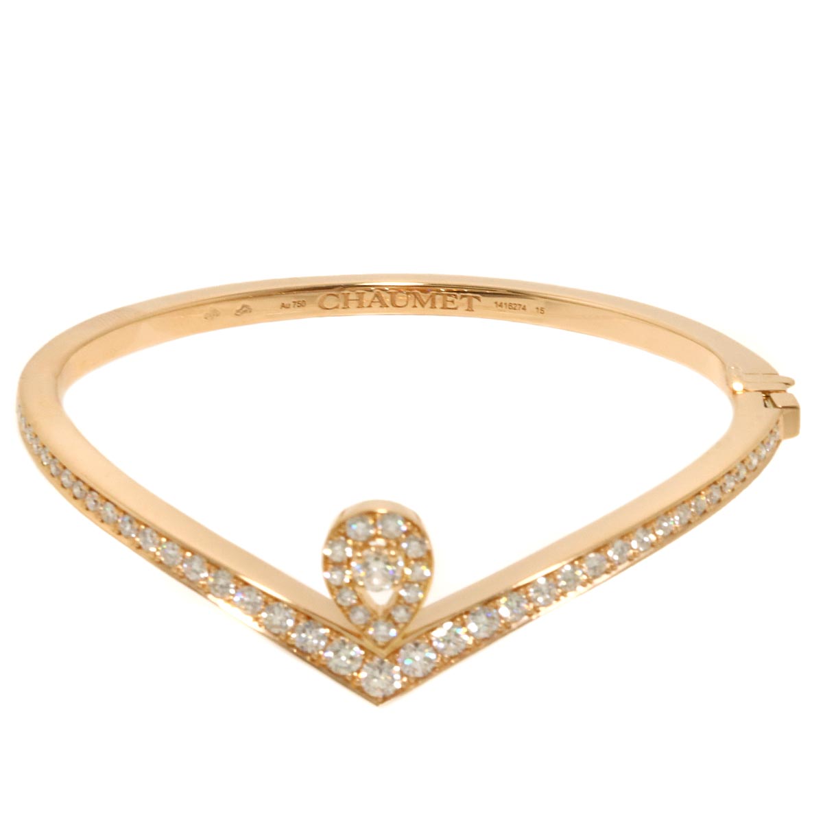 Josephine Diamond Bracelet 18K Pink Gold 750 Size15