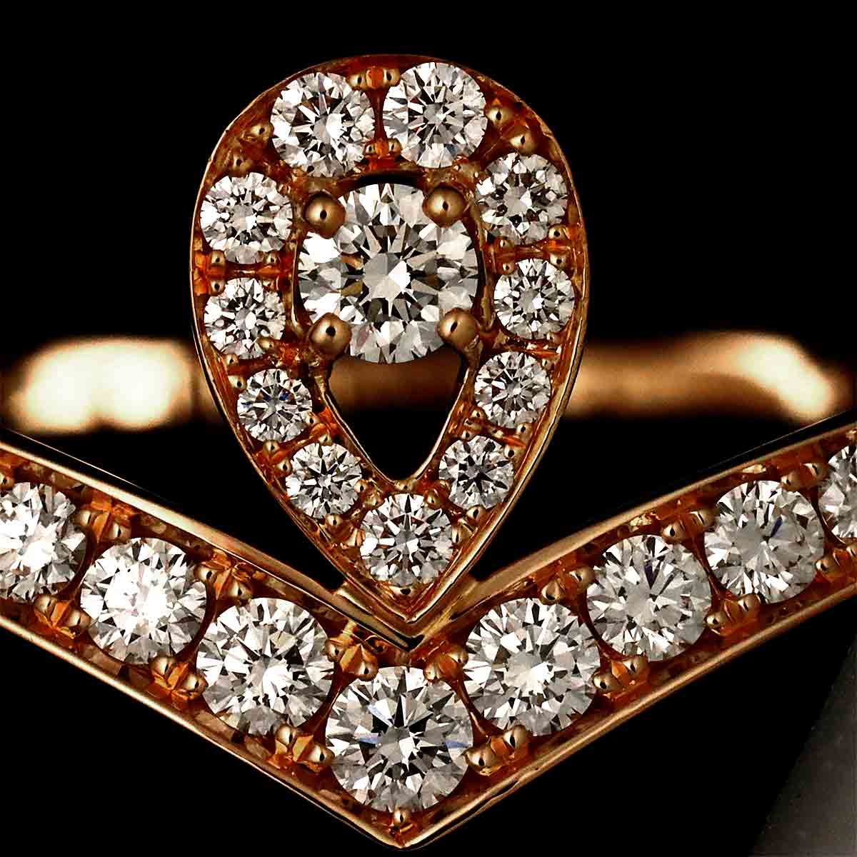 Josephine Diamond Bracelet 18K Pink Gold 750 Size15