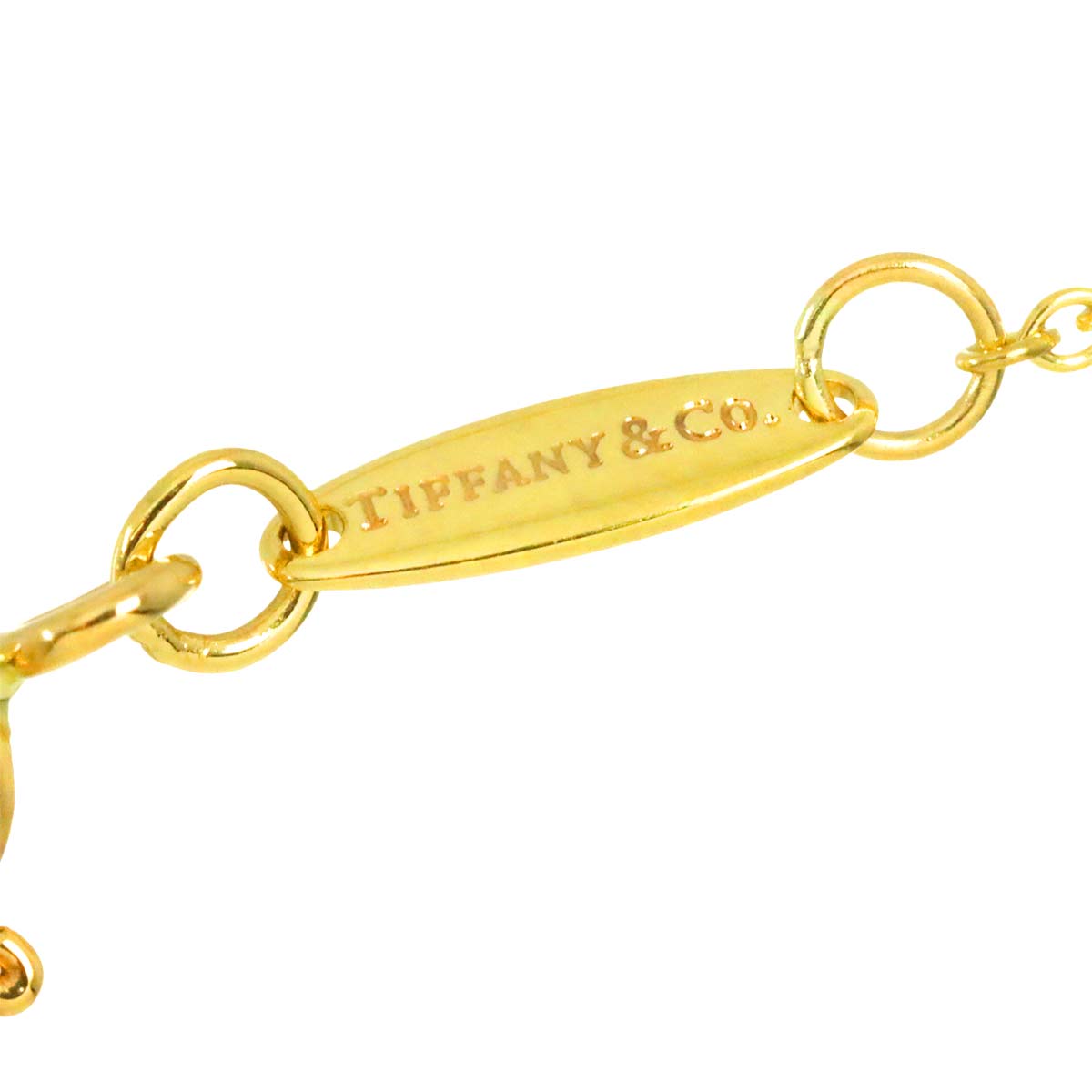 Open Heart Diamond 0.21ct Necklace 18K Yellow Gold 750