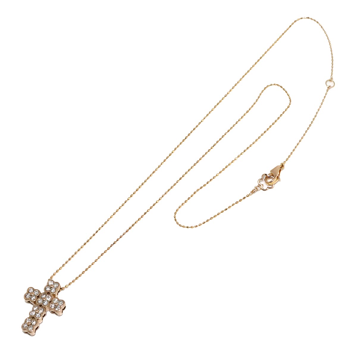 Diamond 0.48ct Necklace 18K Pink Gold 750