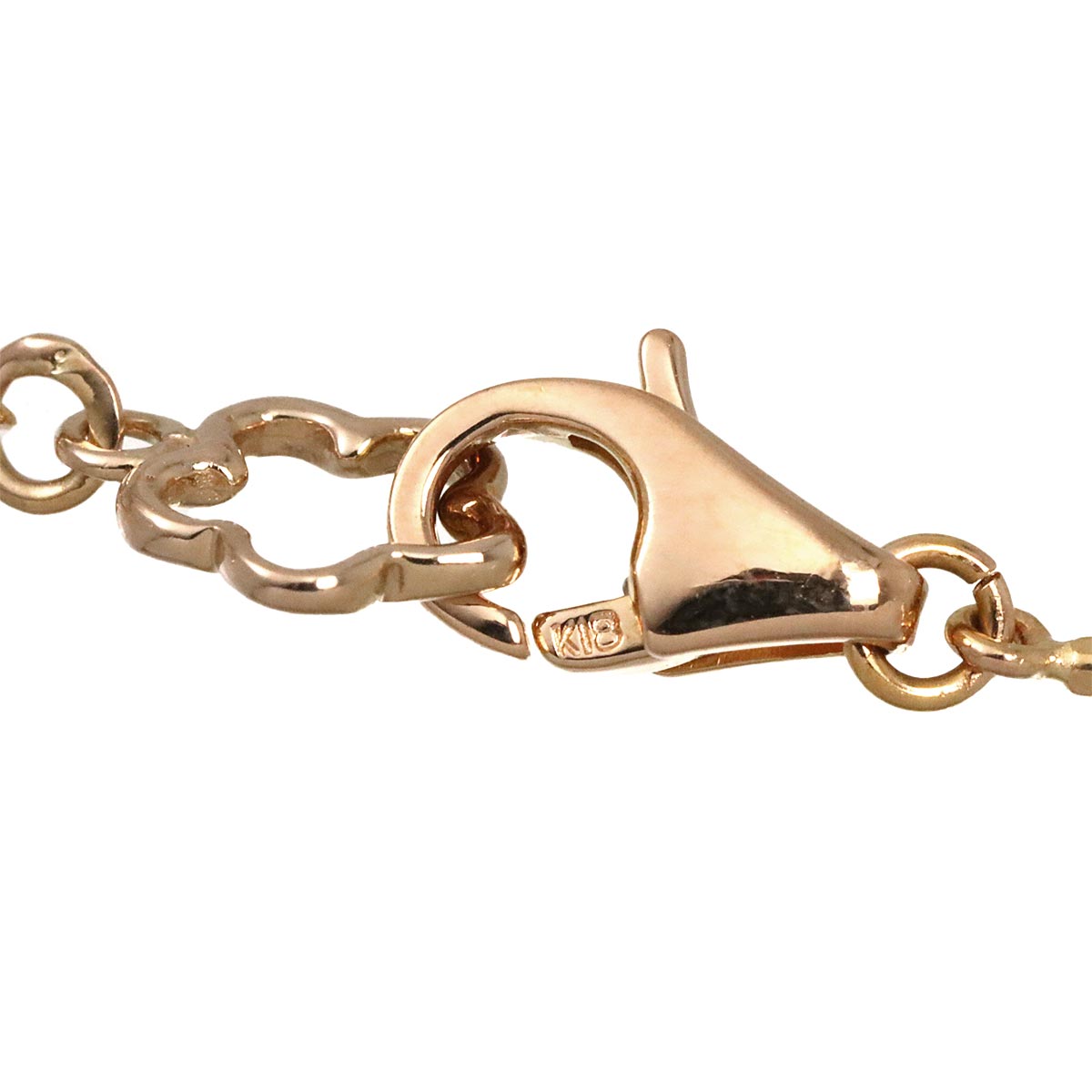 Diamond 0.48ct Necklace 18K Pink Gold 750
