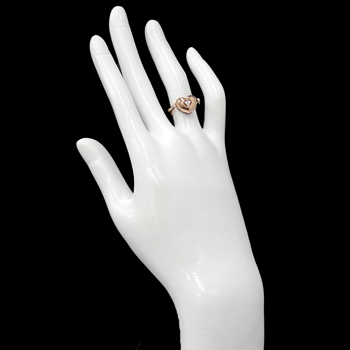 Diamond 0.95ct/0.22ct Ring 18K PG 750 size5.5-5.75(US)