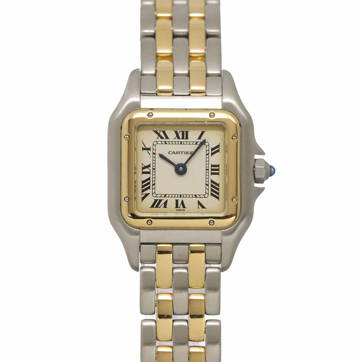Panthere Two Row SM W25029B6 Quartz Cream Dial YG
