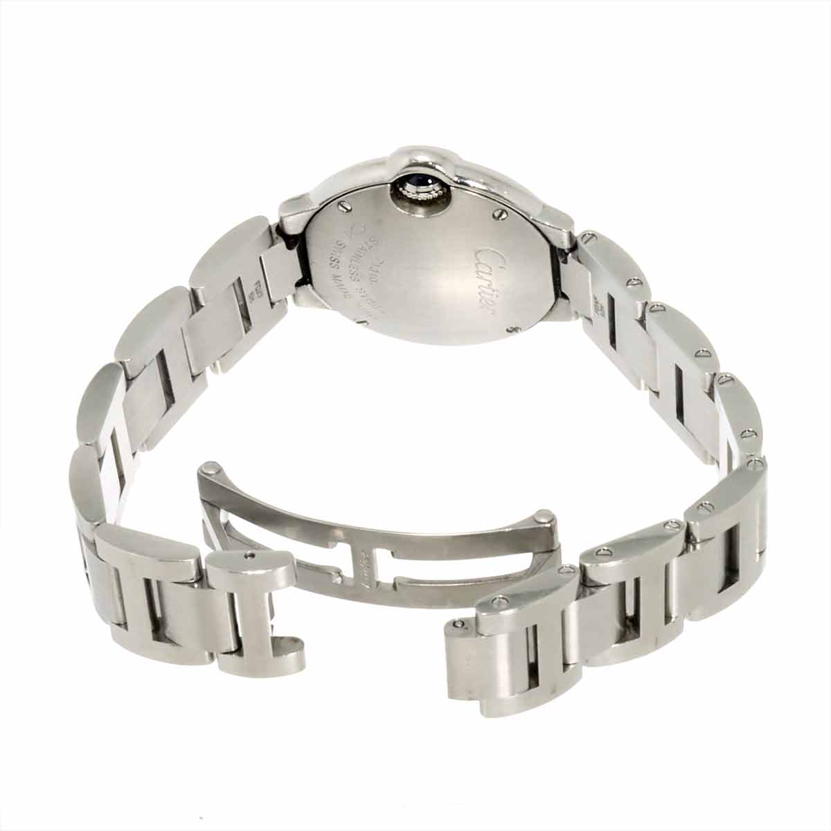 Ballon Bleu W4BB0015 Diamond Bezel Quartz Silver Dial Ladies