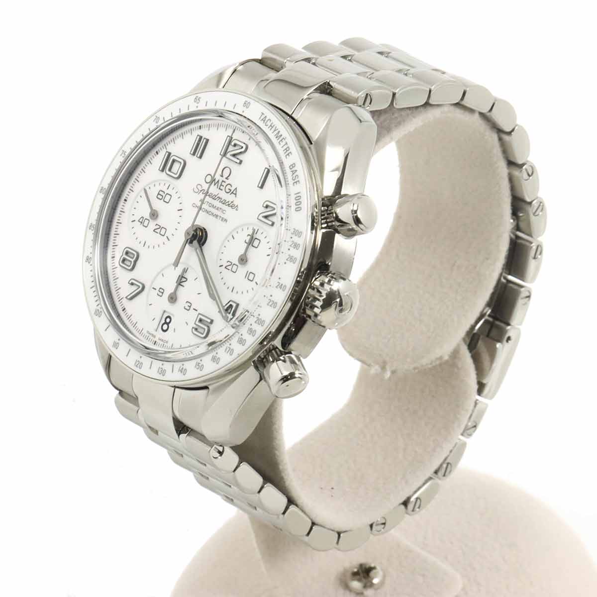 Speedmaster Date 324.30.38.40.04.001 Automatic White Dial Mens