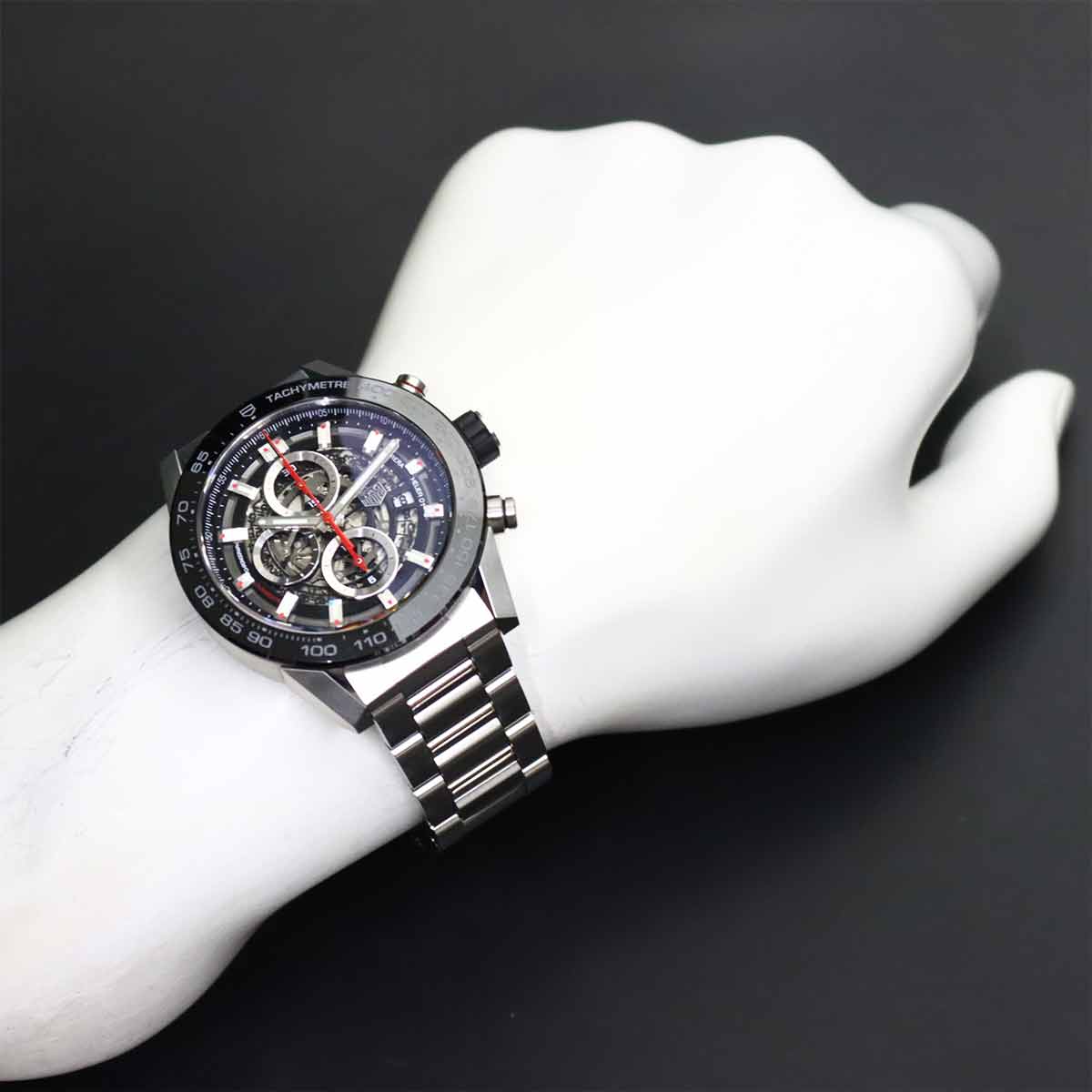 Carrera Caliber Heuer 01 CAR2A1W-0 Skeleton Dial
