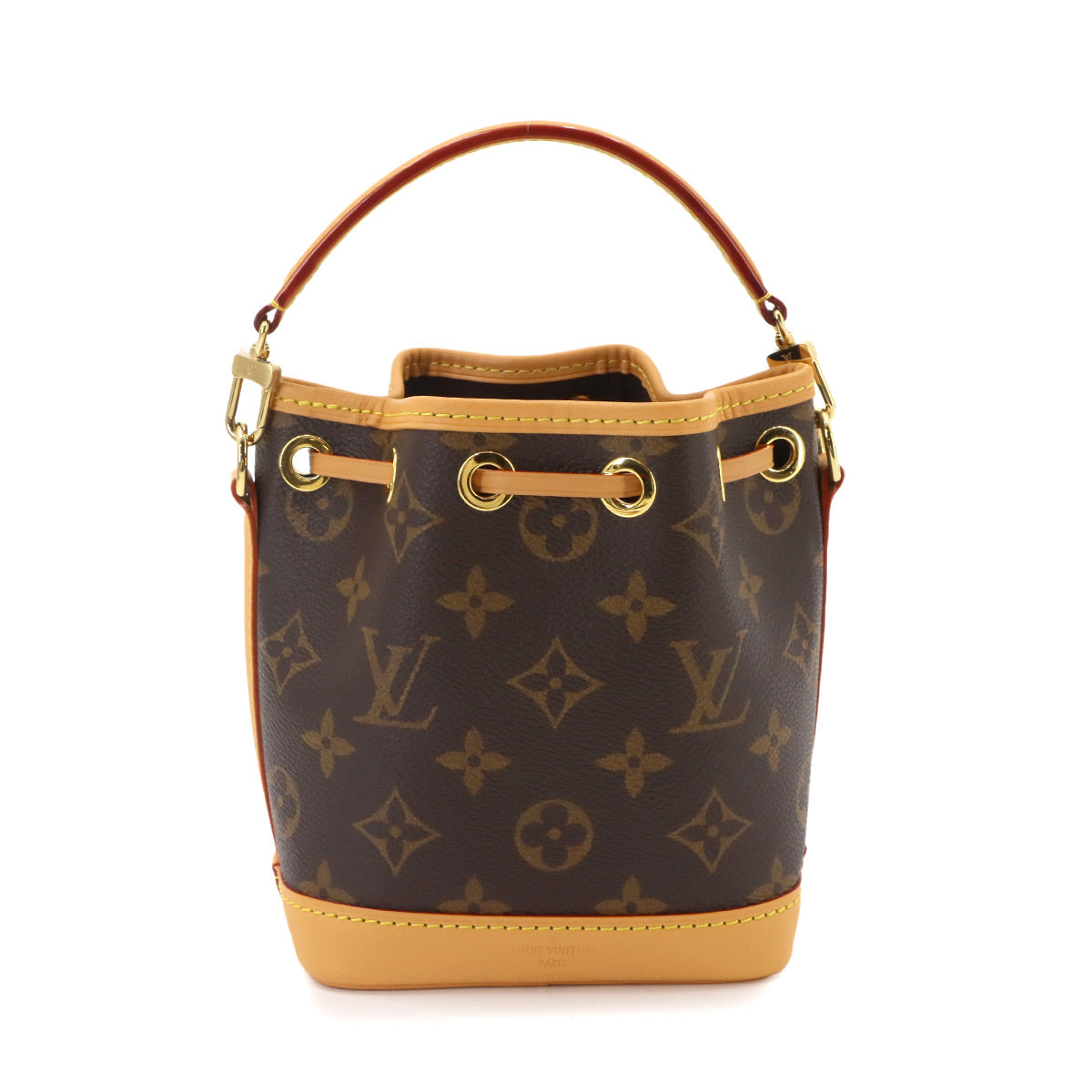 Monogram Nano Noe Hand Shoulder Bag Brown M81266 Purse