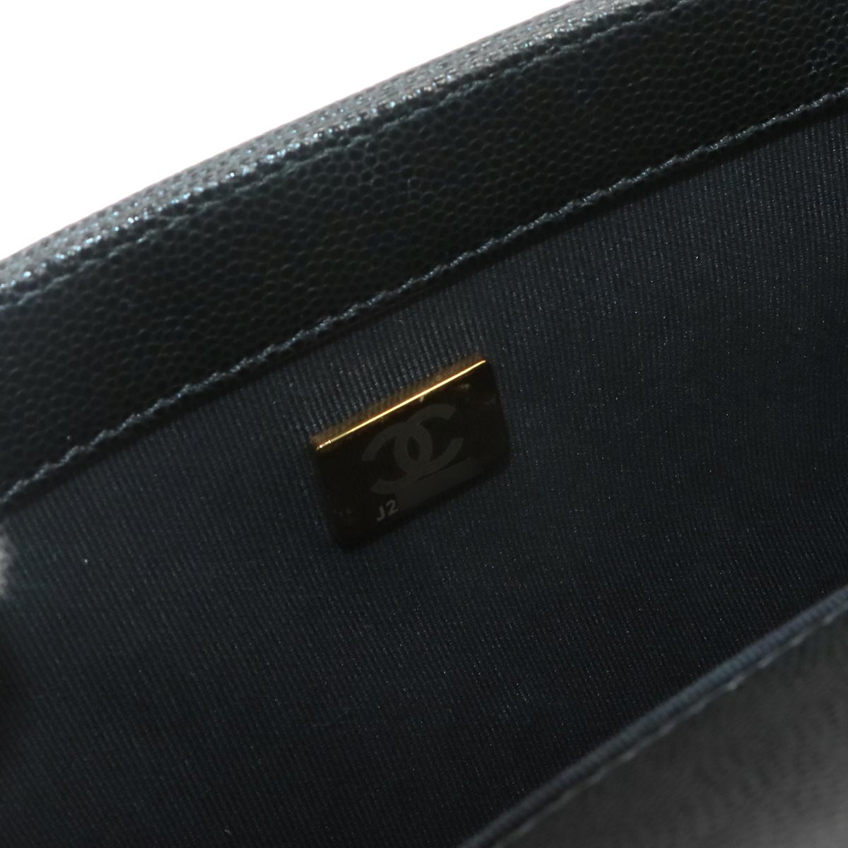 BOY CHANEL Small Chain Shoulder Bag Leather Black A67085