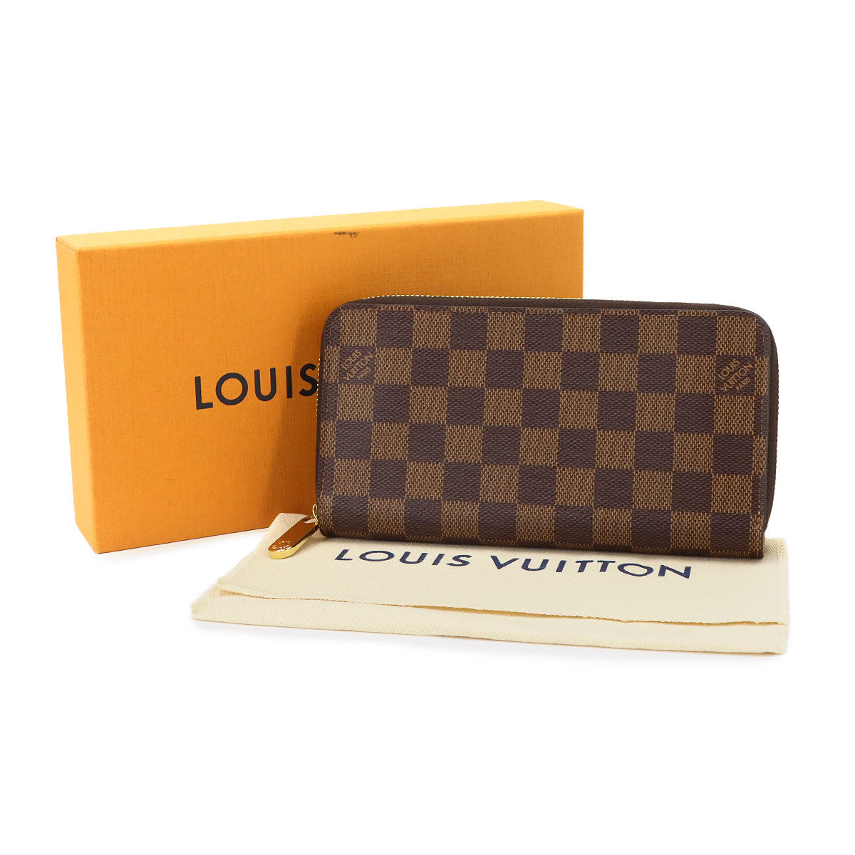 Damier Zippy Wallet Ebene Rose Ballerine N60046