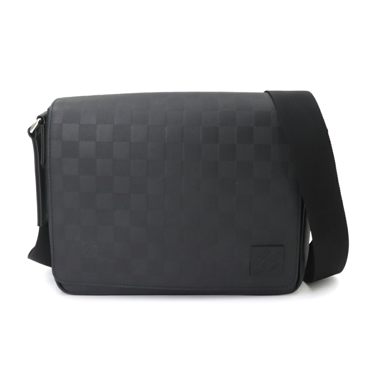Damier Infini District PM NV3 Shoulder Bag Leather N42711