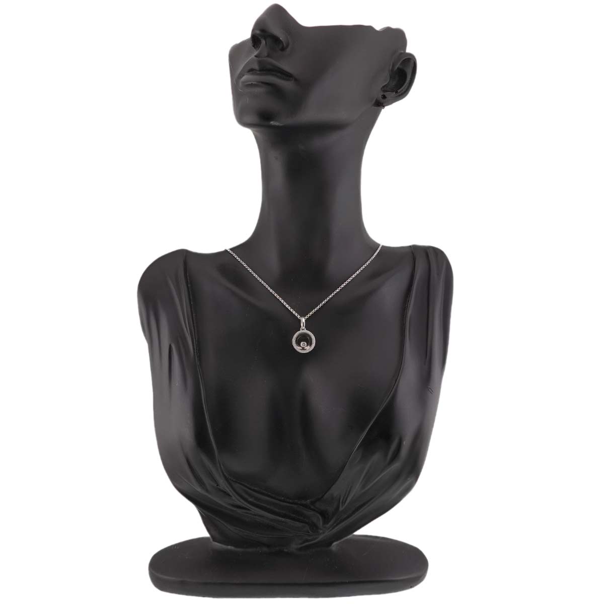 Happy Diamond Necklace 18K White Gold 750