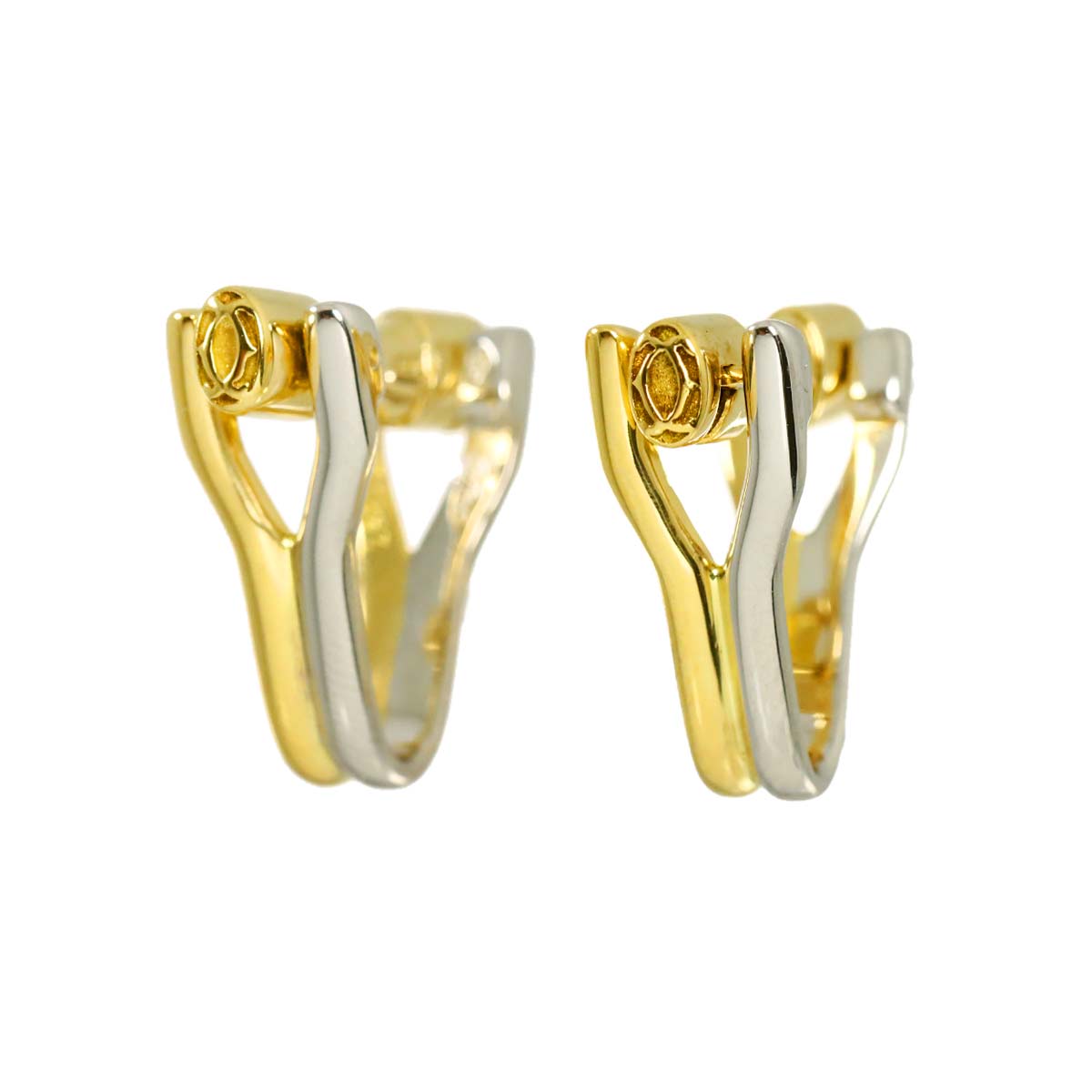 Cuff links 18K YG WG 750
