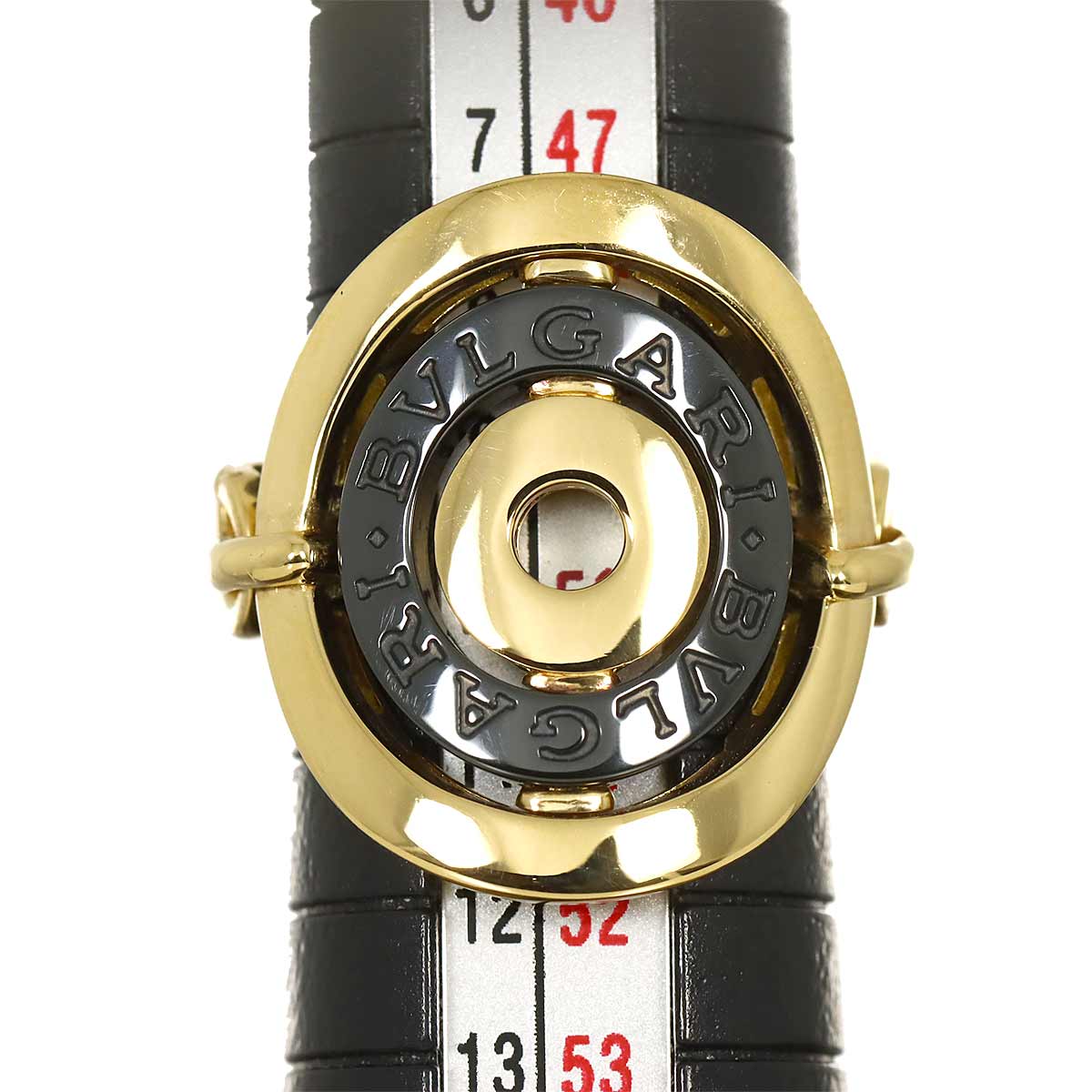 Astrale Cerchi Ceramic Ring 18K YG 750 5.5-5.75(US)