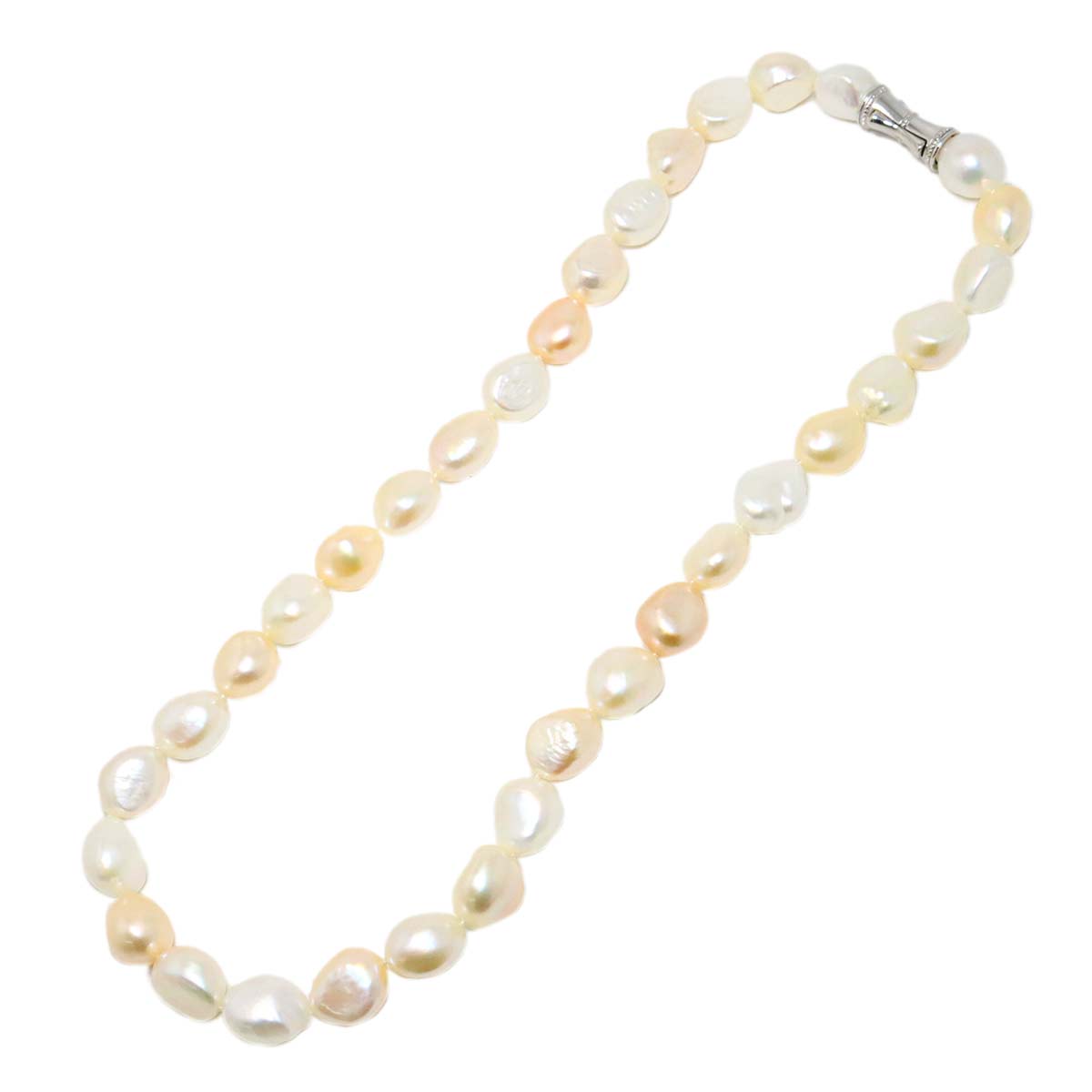 Baroque Pearl Necklace SV Silver 925