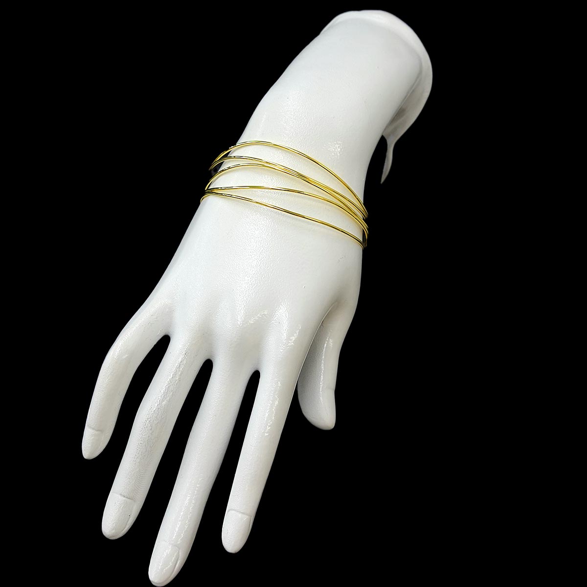 Bangle Bracelet 18K YG 750