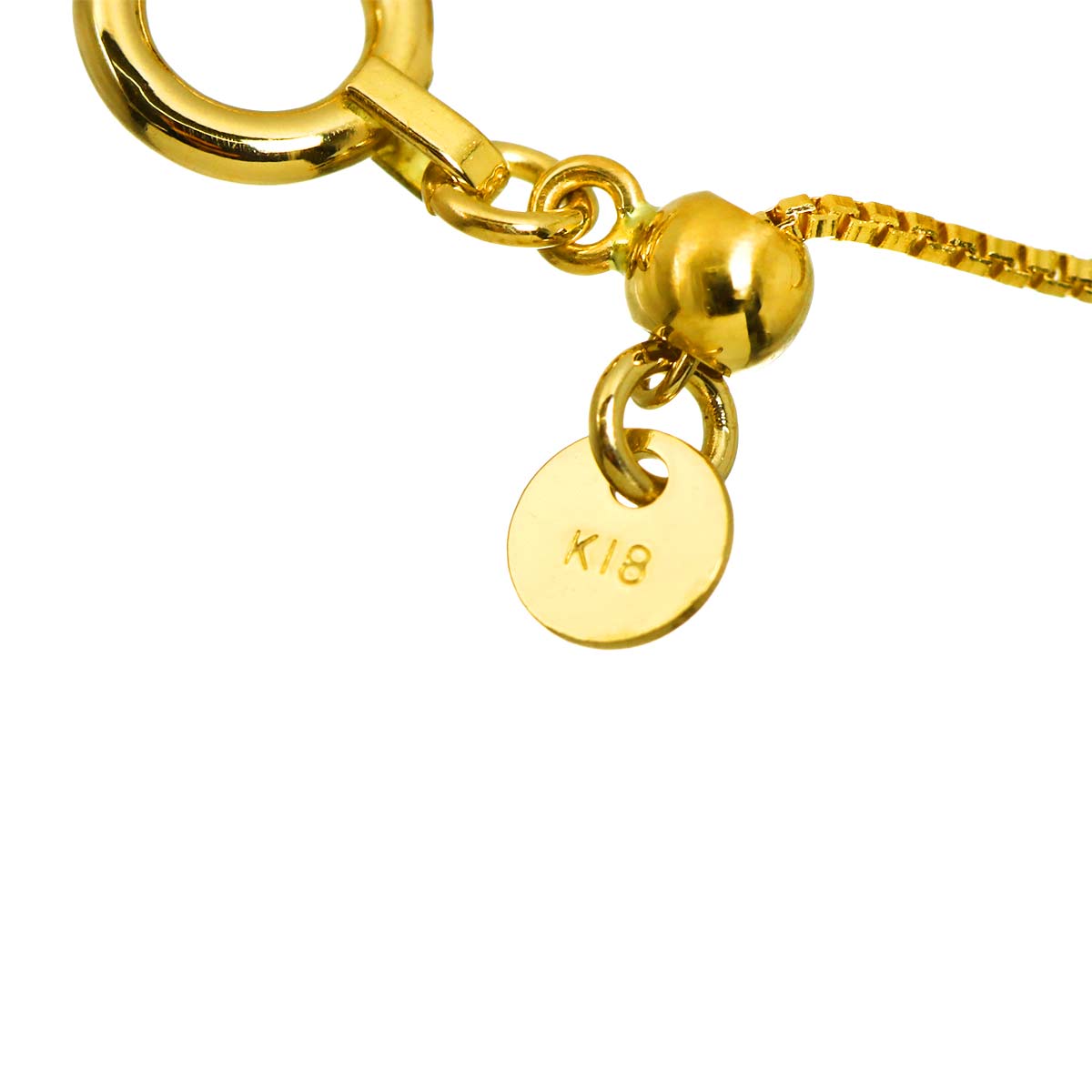 Ruby 0.50ct Diamond 0.49ct Necklace 18K 18K Yellow Gold 750
