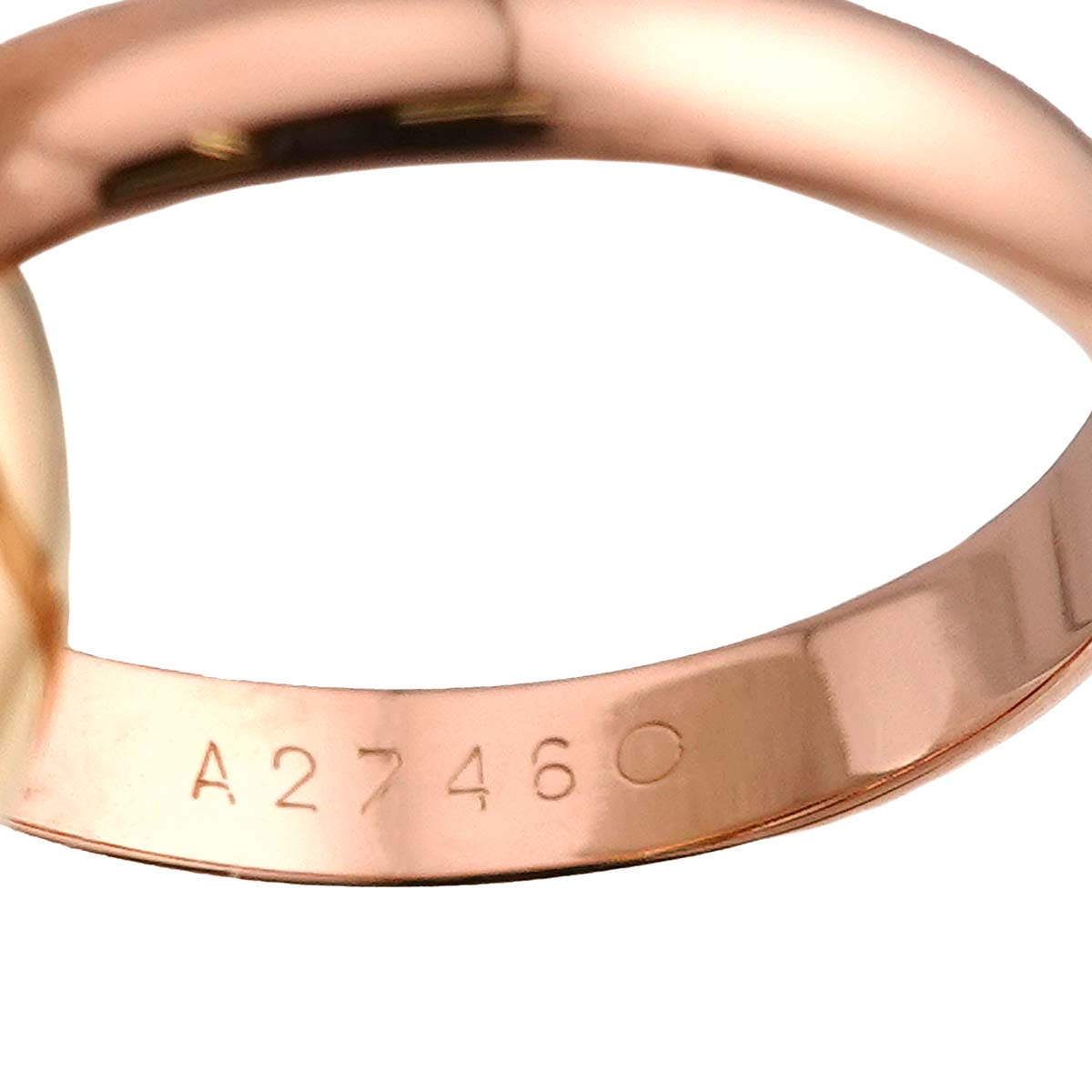 Trinity MM Ring 18K YG WG PG 750 Size53 6.25-6.5(US)
