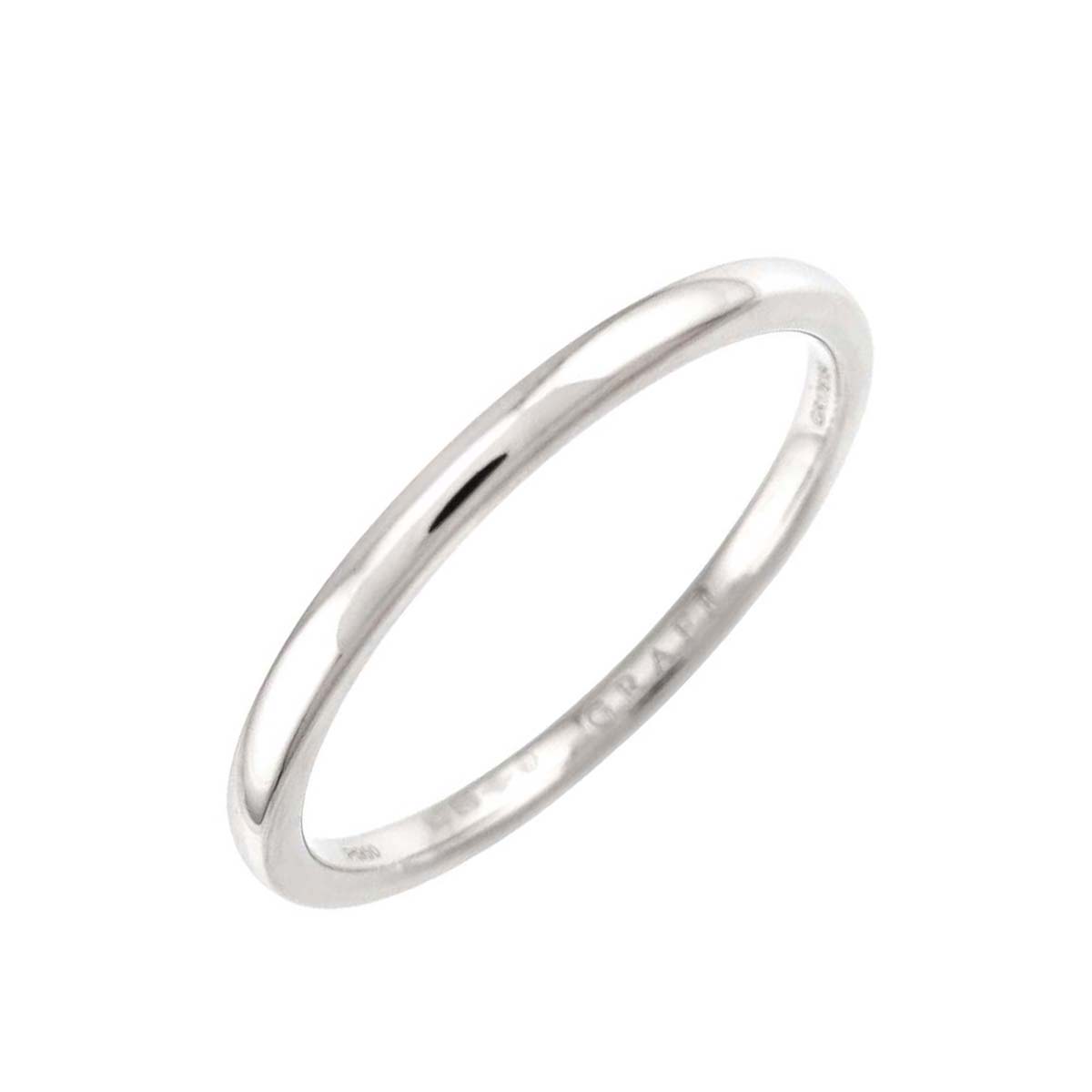 GRAFF DShape Bund Ring Pt Platinum Size10-10.25(US)