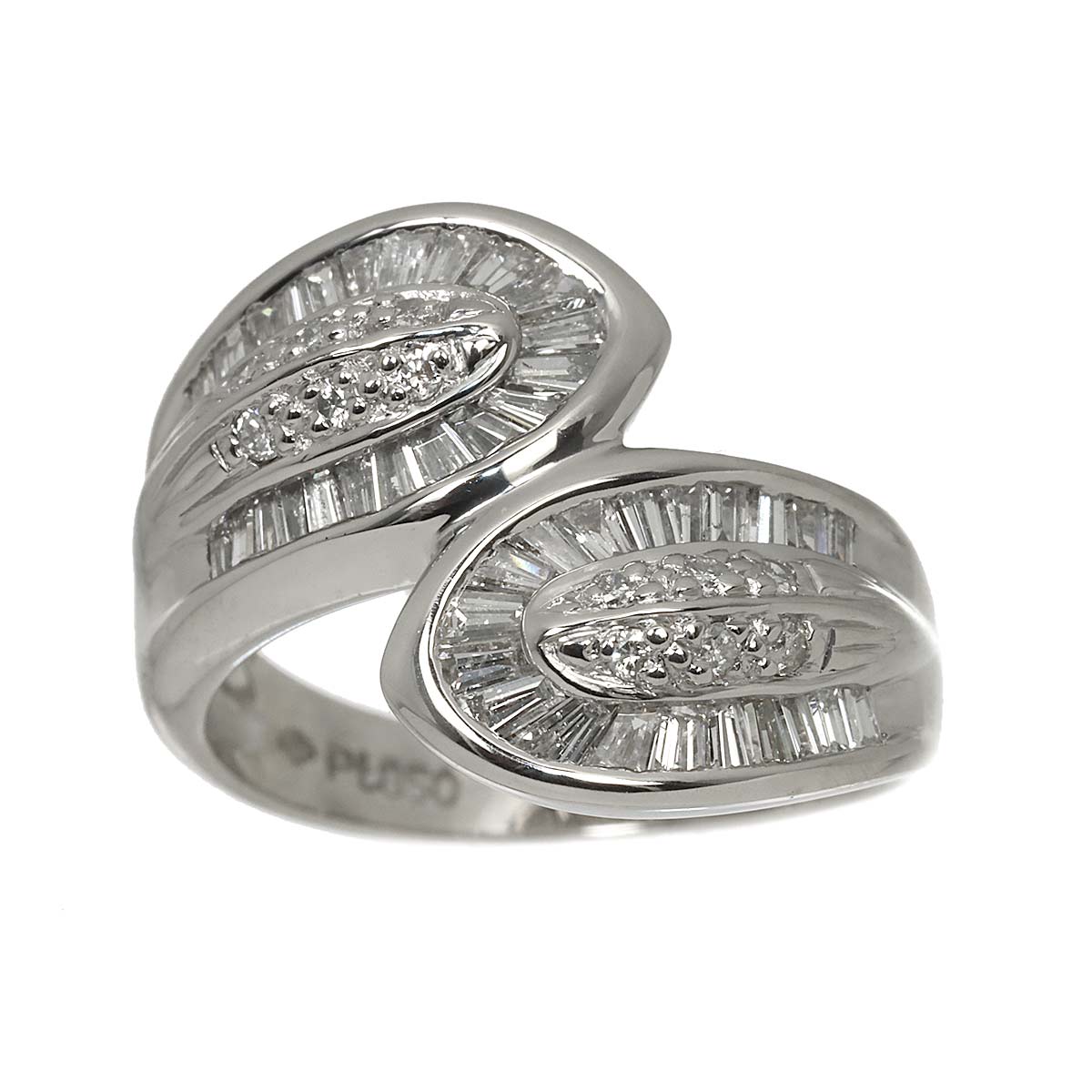 Diamond 1.00ct Ring Pt Platinum size5.5-5.75(US)