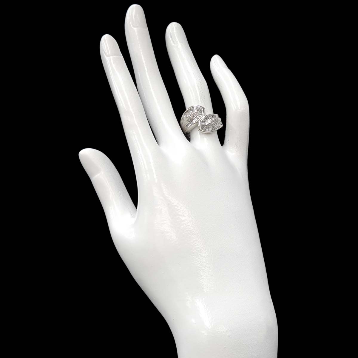 Diamond 1.00ct Ring Pt Platinum size5.5-5.75(US)