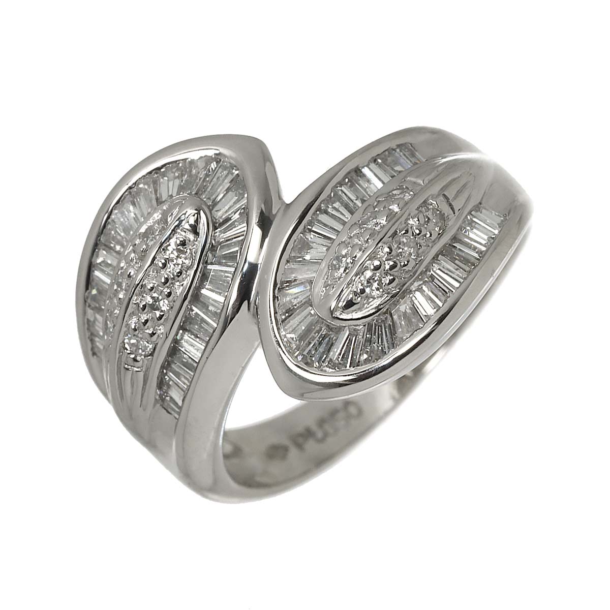 Diamond 1.00ct Ring Pt Platinum size5.5-5.75(US)