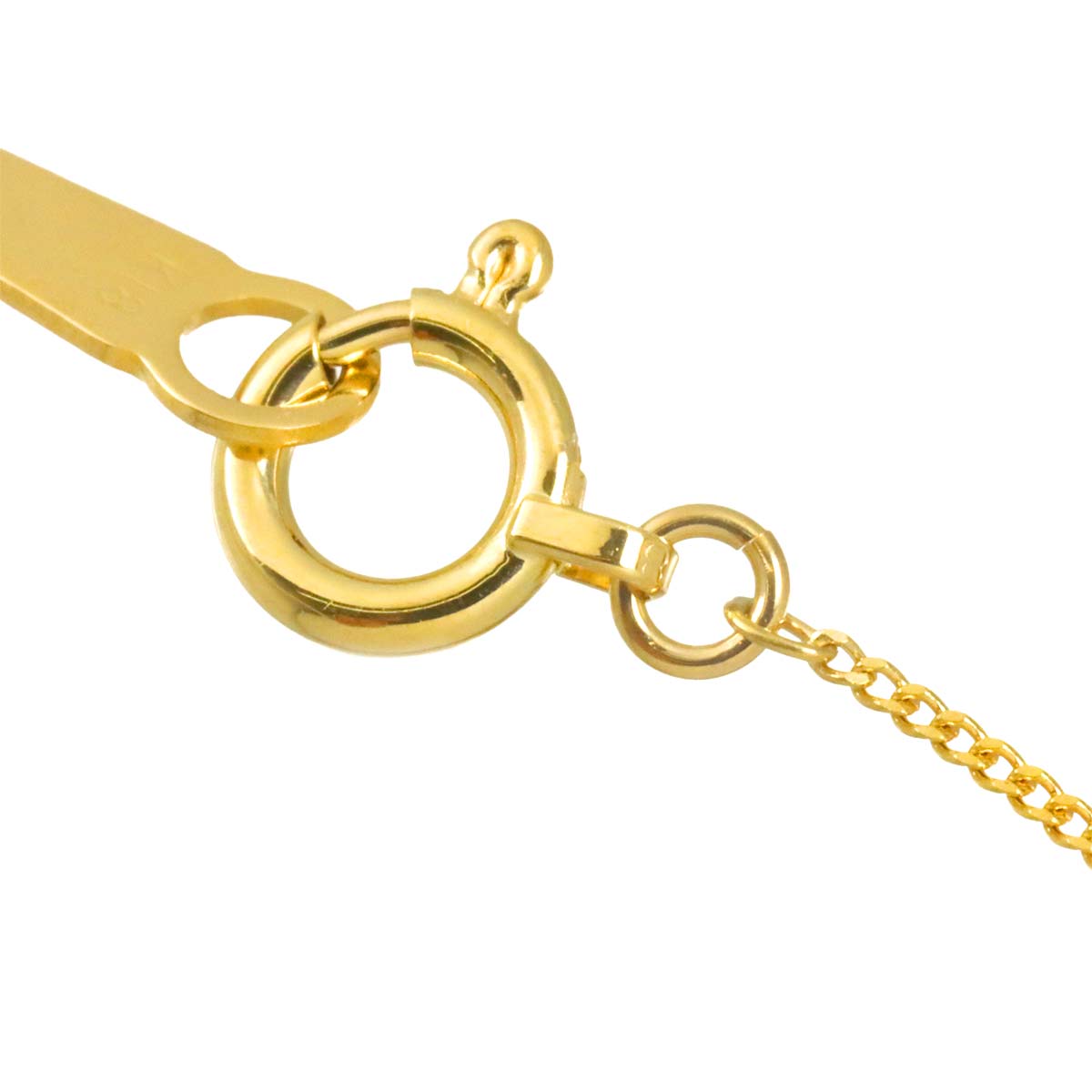 Diamond 0.15ct Necklace 18K YG Yellow Gold 750