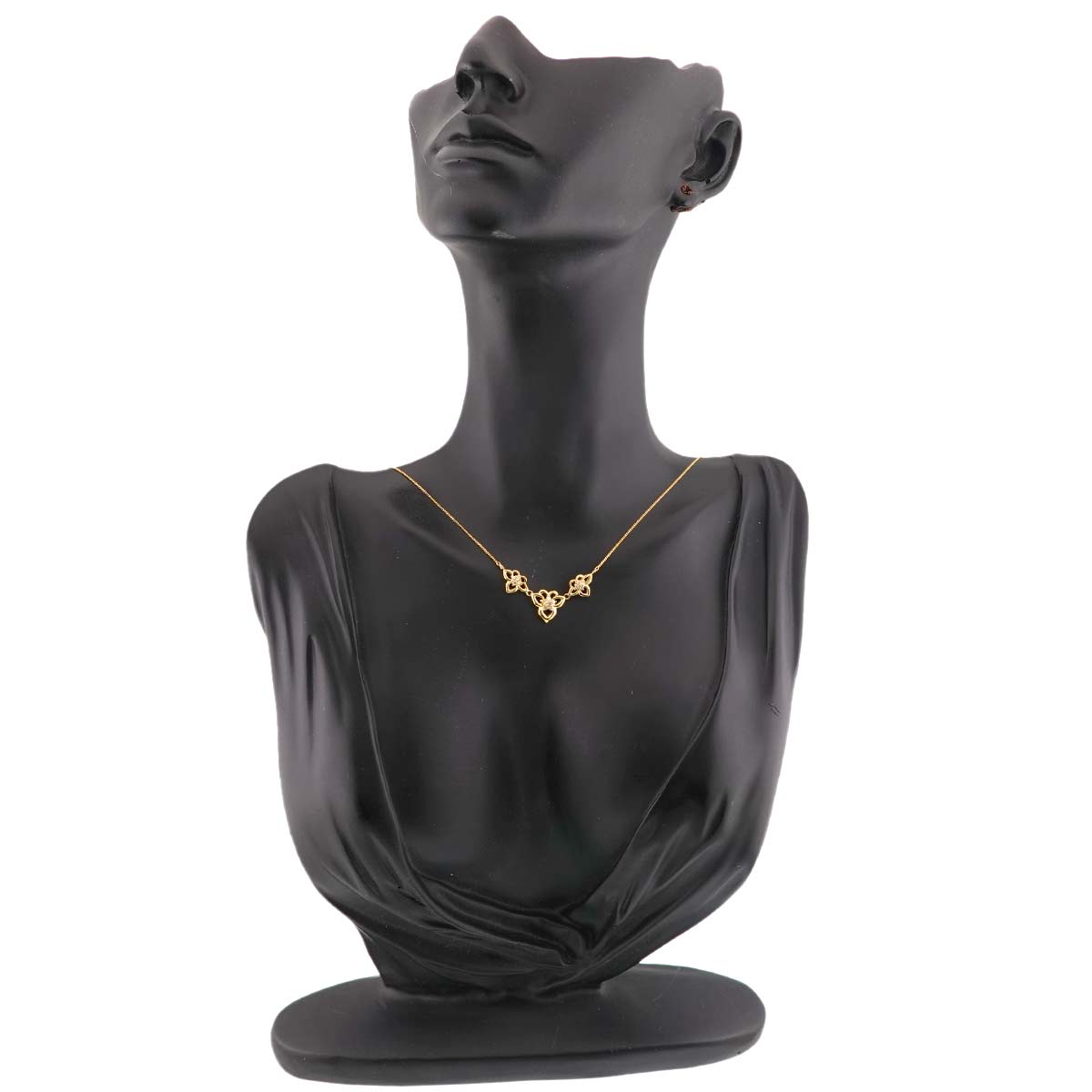 Diamond 0.15ct Necklace 18K YG Yellow Gold 750