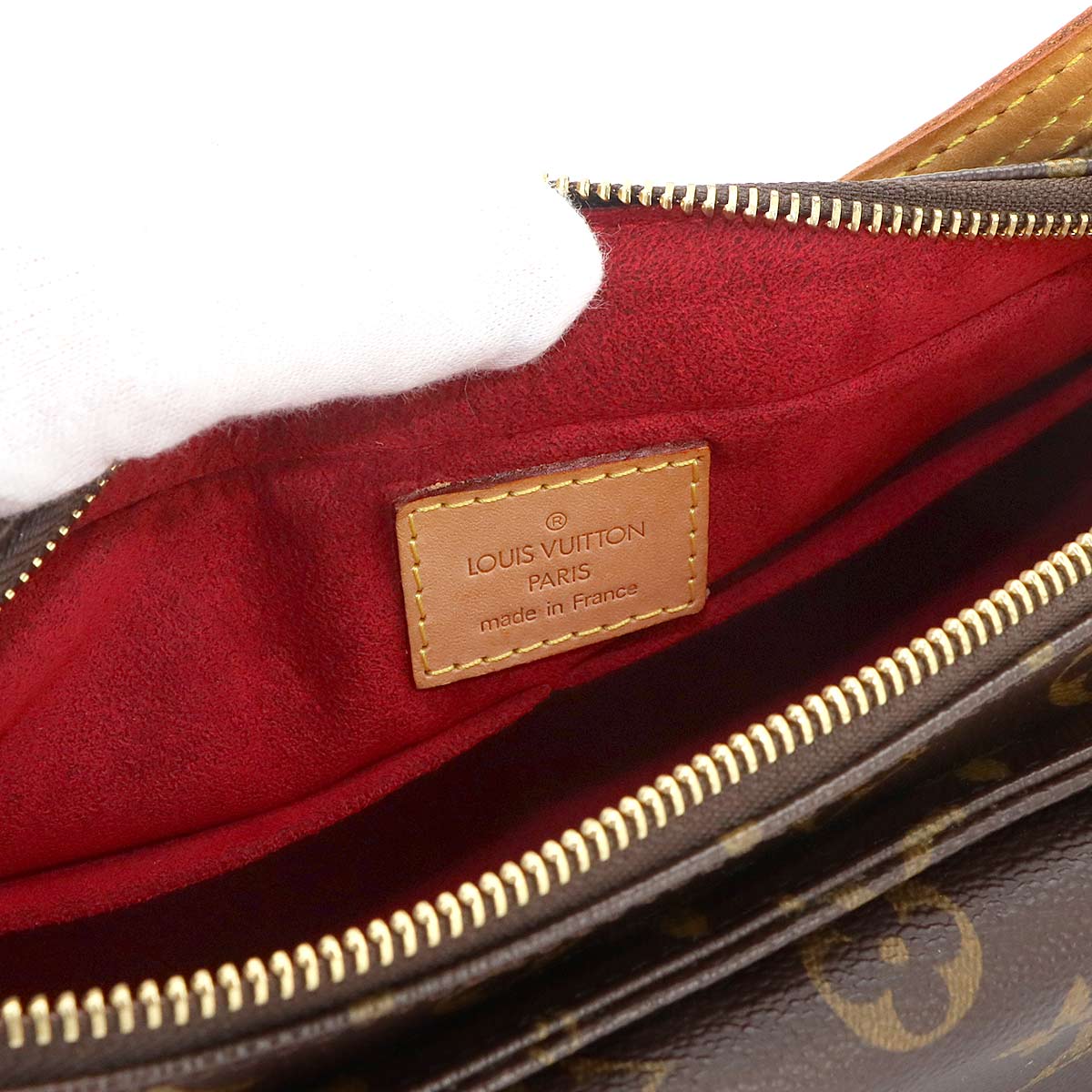 Monogram Viva Cite MM Shoulder Bag Brown M51164 Purse