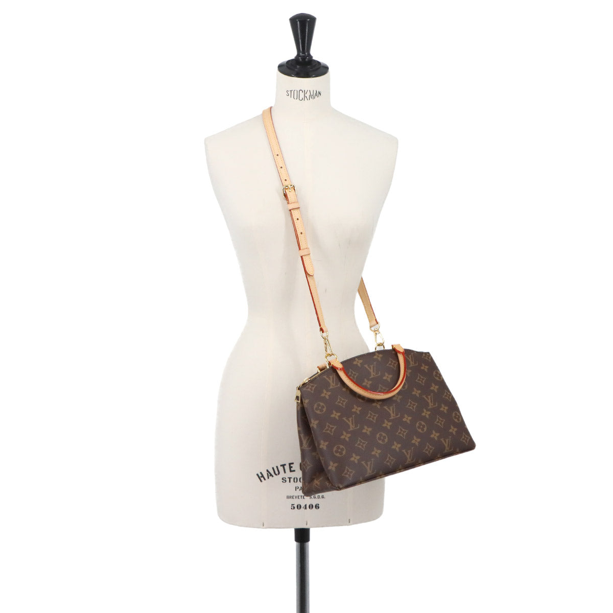 Monogram Petit Palais PM Hand Shoulder Bag Brown M45900
