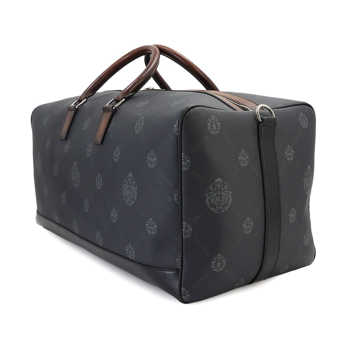 Week Off Boston Travel Shoulder Bag PVC Leather Black